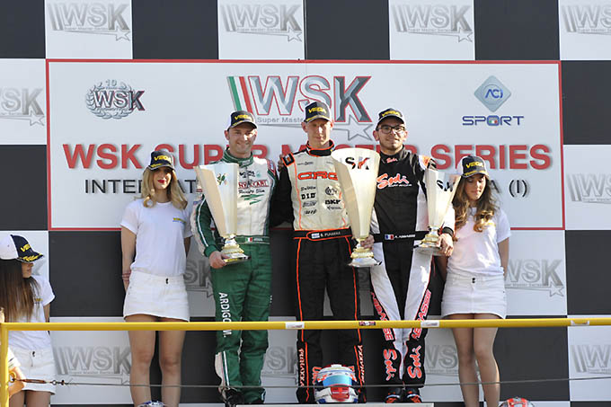 WSK KZ podium